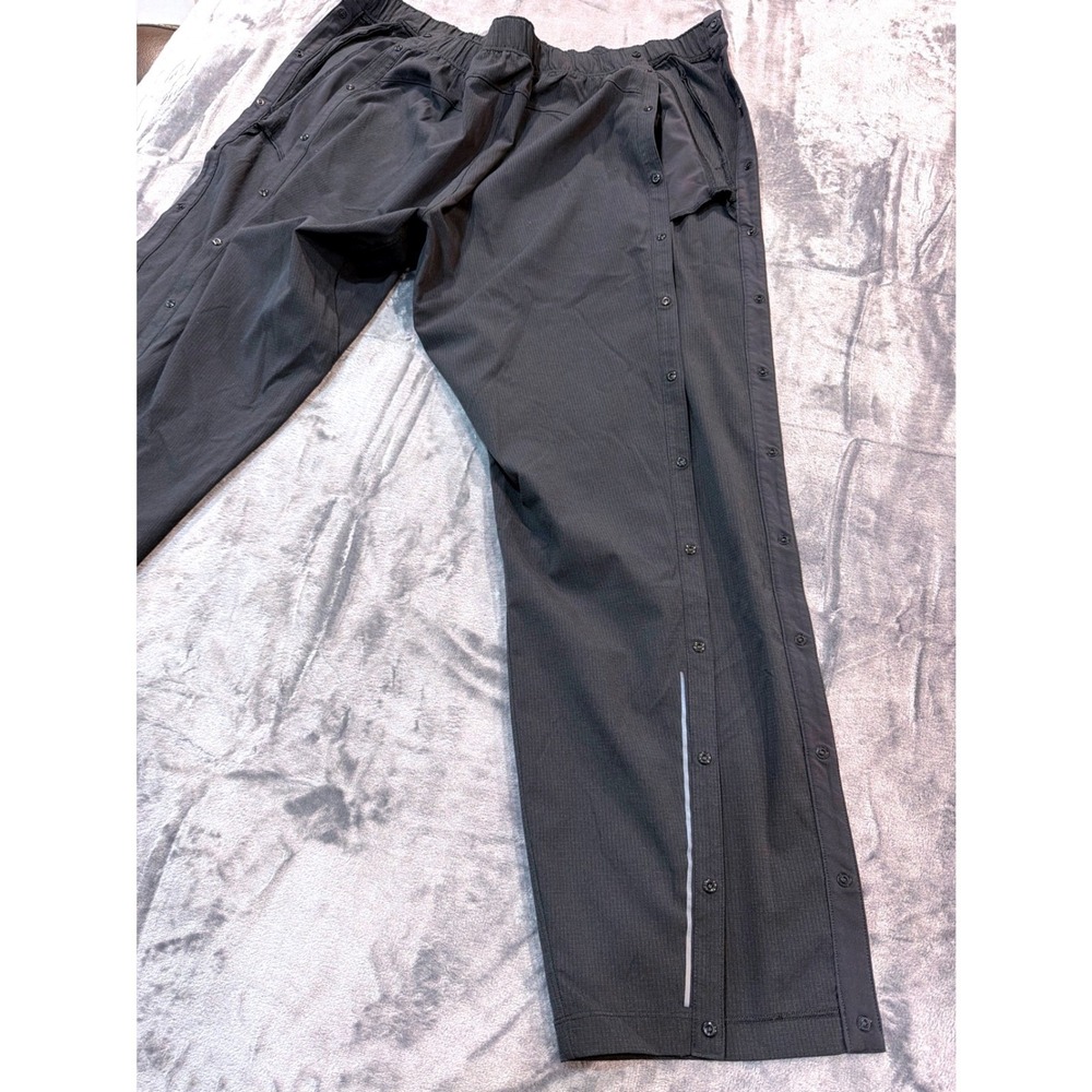 Lululemon Lab Snap Side Pants Mens Black Techwear Activewear Medium - Picture 4 of 9